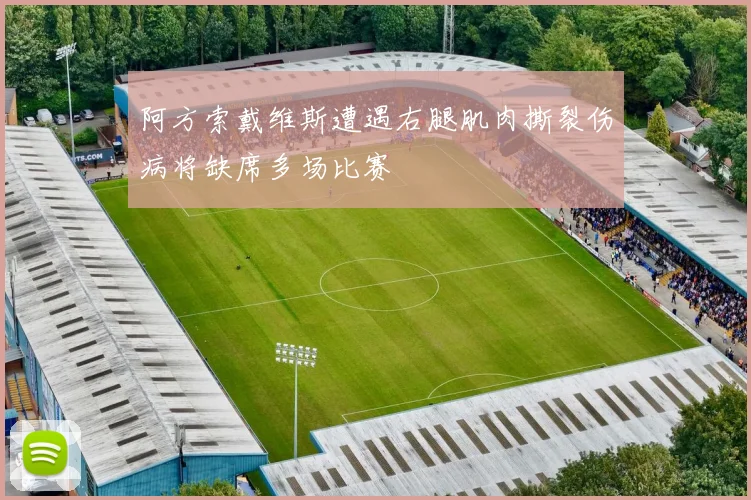 阿方索戴维斯遭遇右腿肌肉撕裂伤病将缺席多场比赛